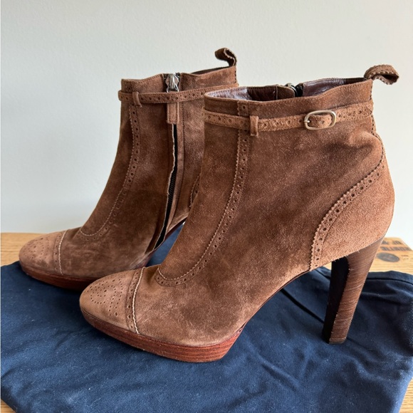 Ralph Lauren Collection Oxford Booties - Picture 2 of 3